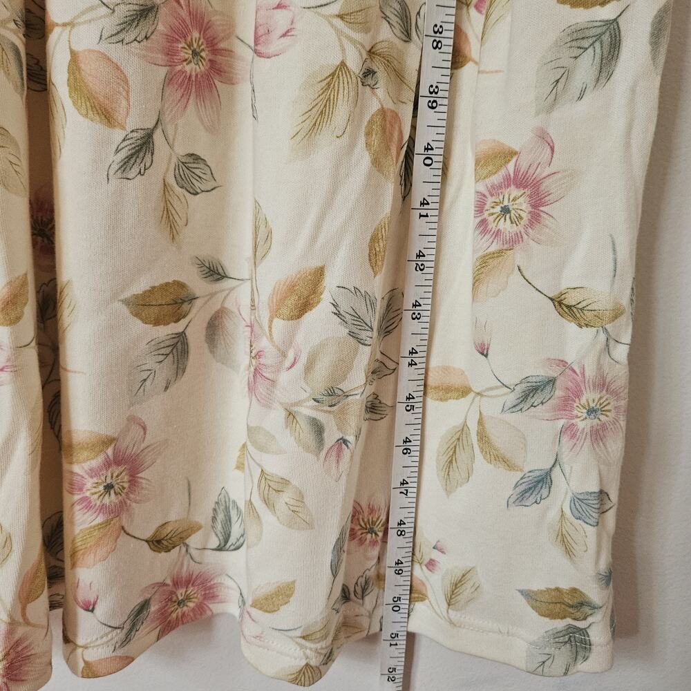 Vintage 90s Bizzit Collection Midi Dress Womens 2x Floral Cottage Prairie Pocket - Picture 14 of 15
